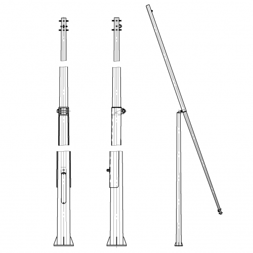 Опора освещения ОГККЗН-7,5